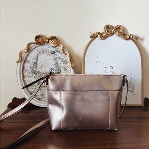 Kate Spade Rose Gold Crossbody Bag